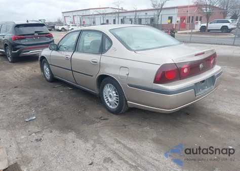 2002 Chevrolet Impala из США, поврежденный, VIN 2G1WF55E129131515
